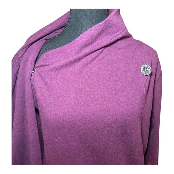 Authentic Lululemon Athletica Restore Wrap, Heathered Red Grape/Purple, Size 6 - Picture 8 of 14